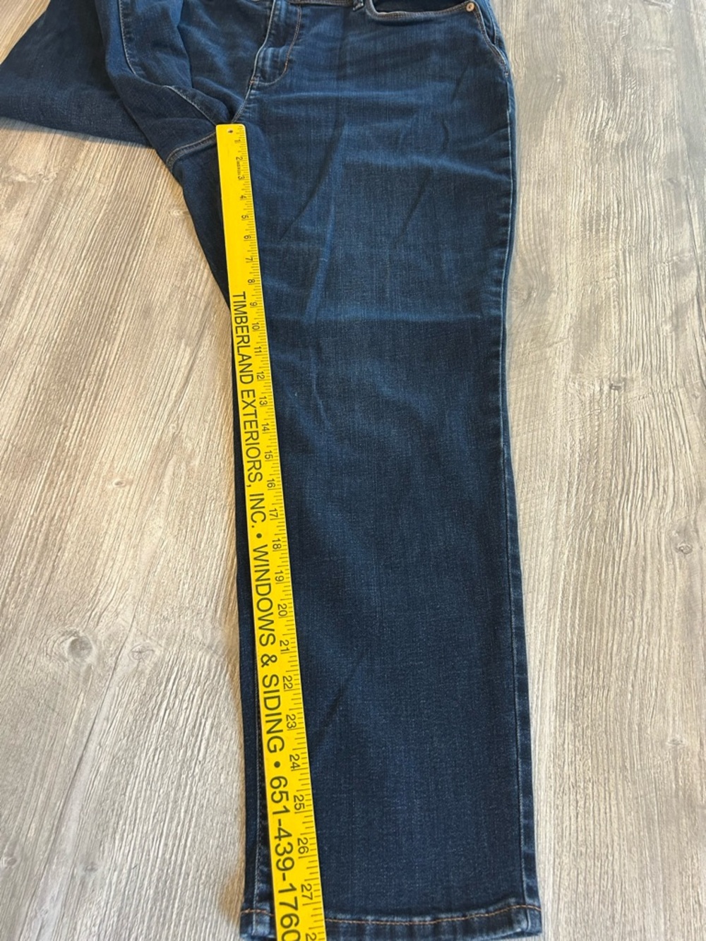 J. Jill Authentic Fit Slim Ankle Blue Jeans Women’s Size 18R Stretch - Picture 11 of 13